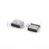 CF224-013SCB12R Type C USB 4.0 24PIN Female Connector,Double shells,Double mounting