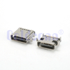 TYPE C Female 24 PIN,Mid-Mount,Sink 0.8mm,Dual Row SMT