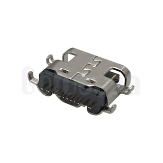 ACF002-4A1H1A103-OHR Type C USB16PIN Female Connector Single Row Sinking Plate 2.1-6