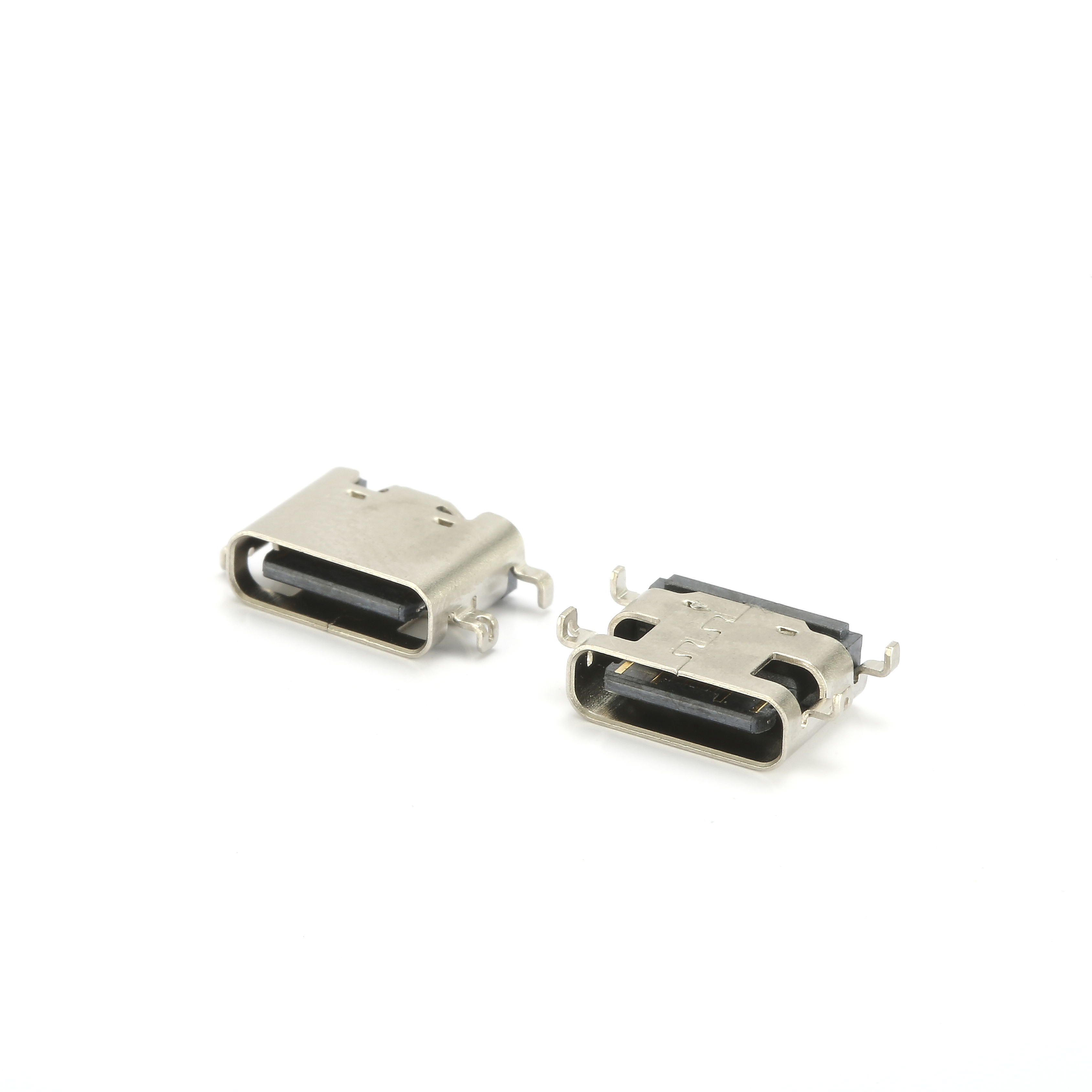 USB C Female,16PIN,Sinking 1.0mm;L=6.5mm Mid Mount Single Row